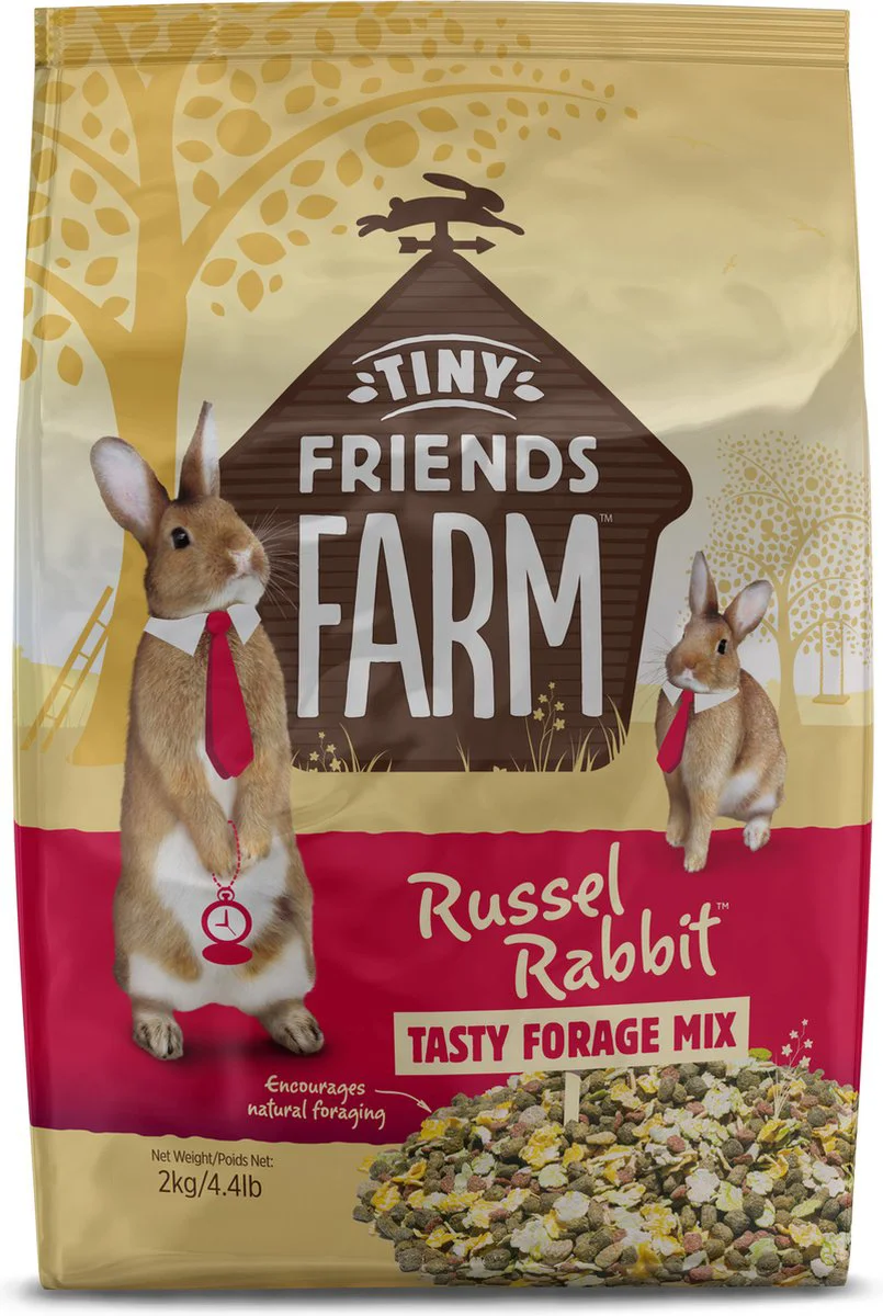 Tiny Friends Farm Russel Rabbit Tasty Forage Mix 2 kg