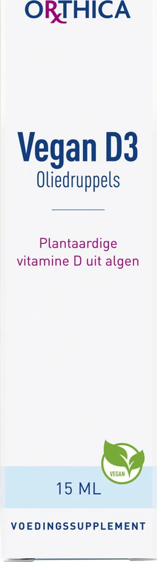 Orthica Vegan D3 druppels 15 ml