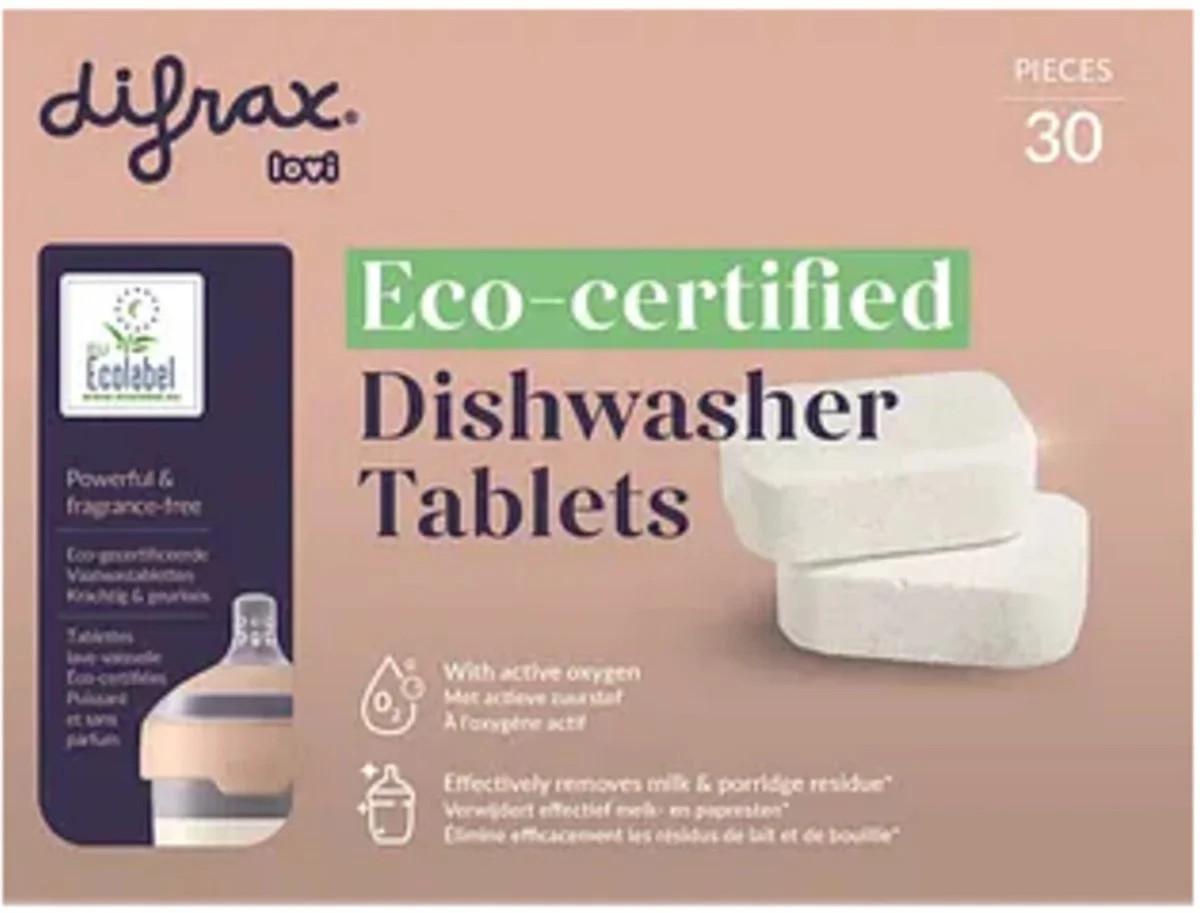 Difrax Eco Vaatwastabletten 30ST
