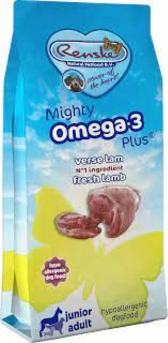 Renske Mighty Omega-3 Plus Hondenvoer Lam 600 gr