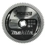 Makita E-06323 Afkortzaagblad Aluminium | Efficut | 260 x 1,85 x 30 mm | 81-tands