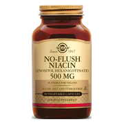 Solgar No-Flush Niacine 500 mg Capsules 50VCP