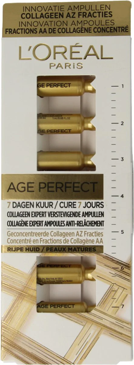 L'Oréal Age Perfect Verstevigende Collageen Ampullen 7 stuks