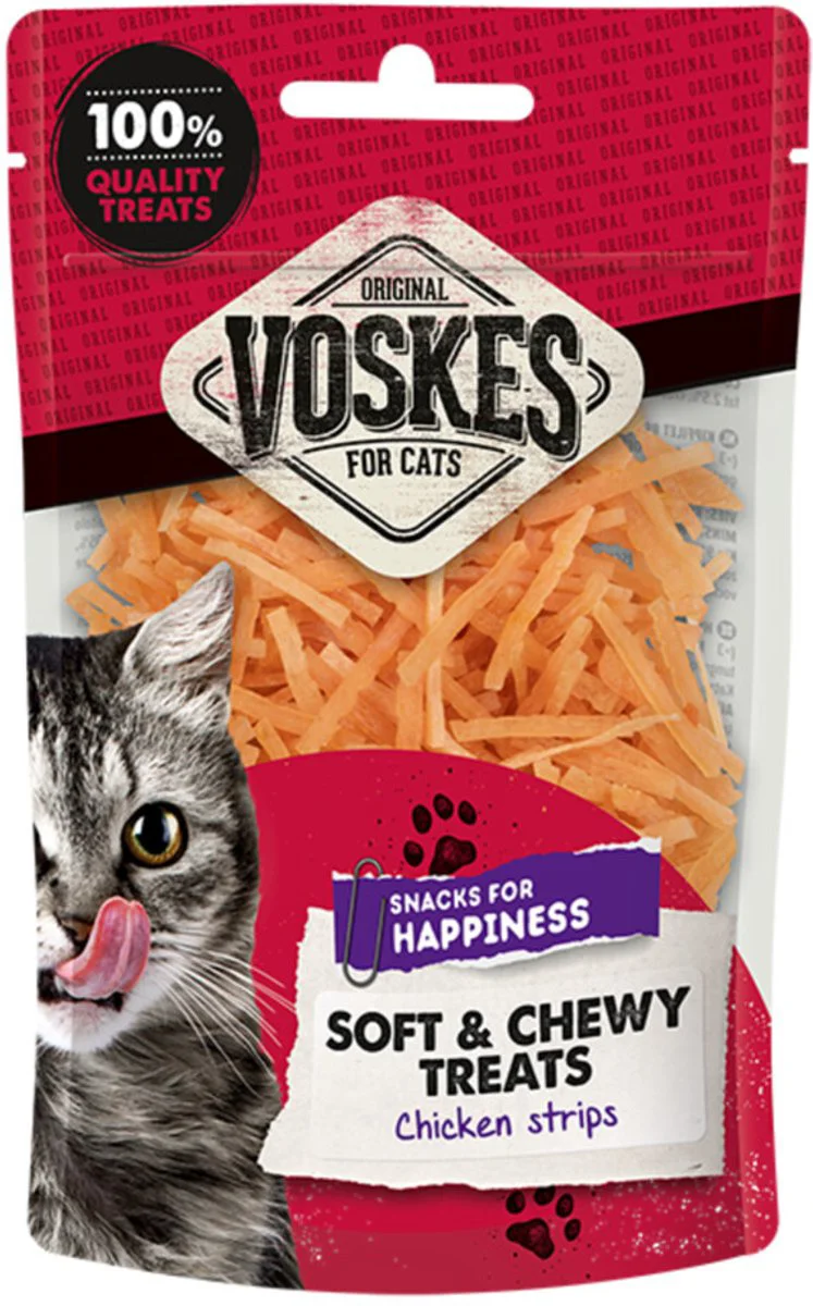 10x Voskes Kipfilet Reepjes 60 gr