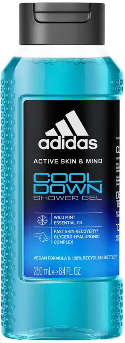 6x Adidas Shower Gel Active Skin & Mind Cool Down 250 ml