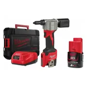 Milwaukee M12 BPRT-201X Accu Subcompacte blindklinknageltang 12V 2.0Ah Li-Ion M12™ in HD Box - 4933464405