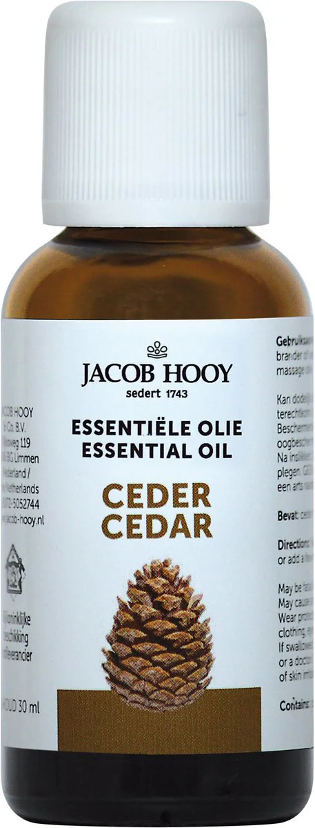 Jacob Hooy Essentiële Olie Ceder 30ML
