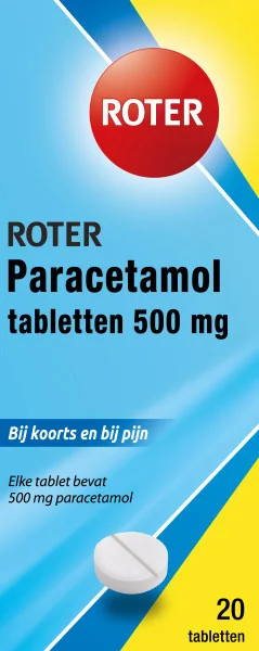 Roter Paracetamol Tabletten 500mg 20st 20TB