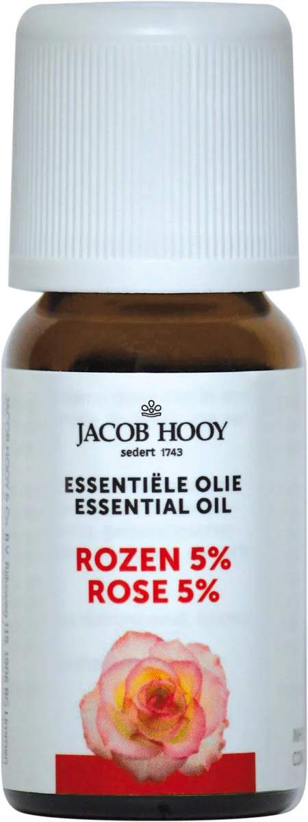 Jacob Hooy Essentiële Olie Rozen 5% 10ML