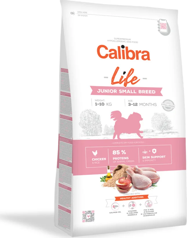 Calibra Life Junior Small Hondenvoer Kip 1,5 kg