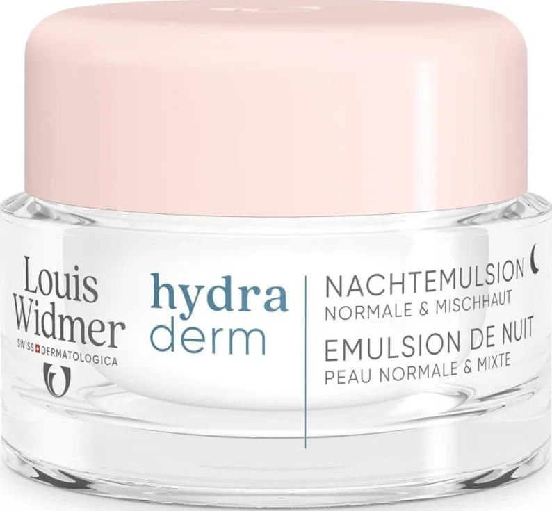 Louis Widmer Hydraderm Nachtemulsie zonder parfum 50 ML