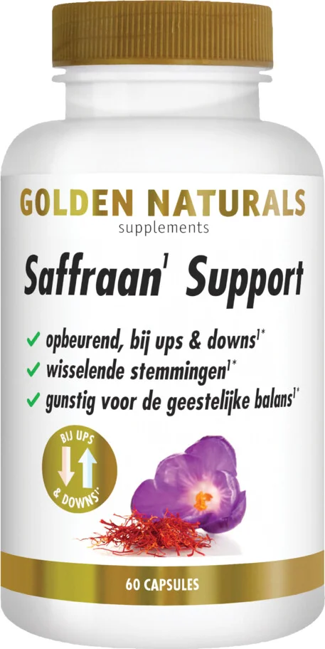 2x Golden Naturals Saffraan Support 60 capsules