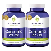 2x Vitakruid Curcuma C3-2X 120 vegancapsules
