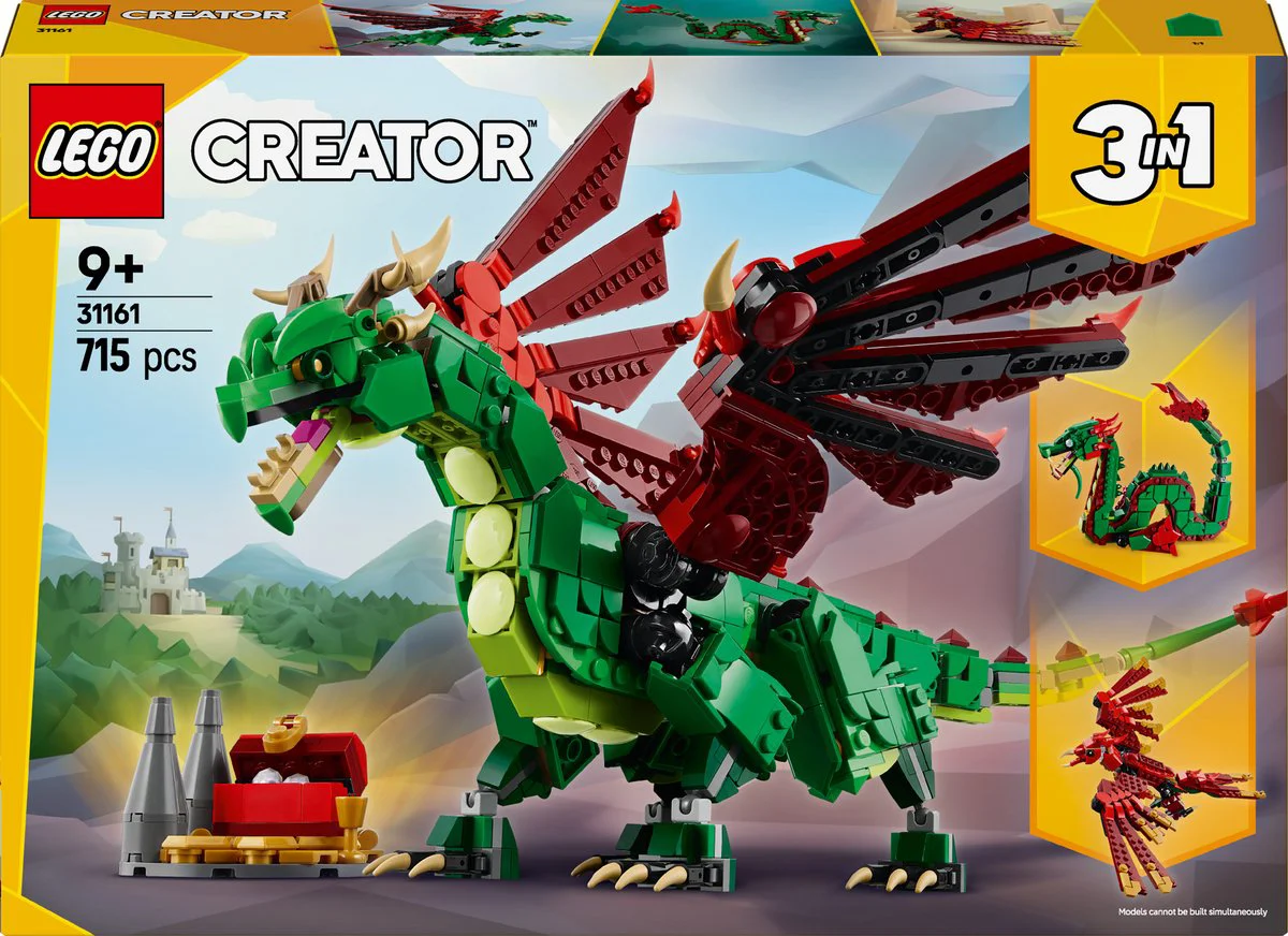LEGO Creator 3-in-1 Middeleeuwse draak 31161