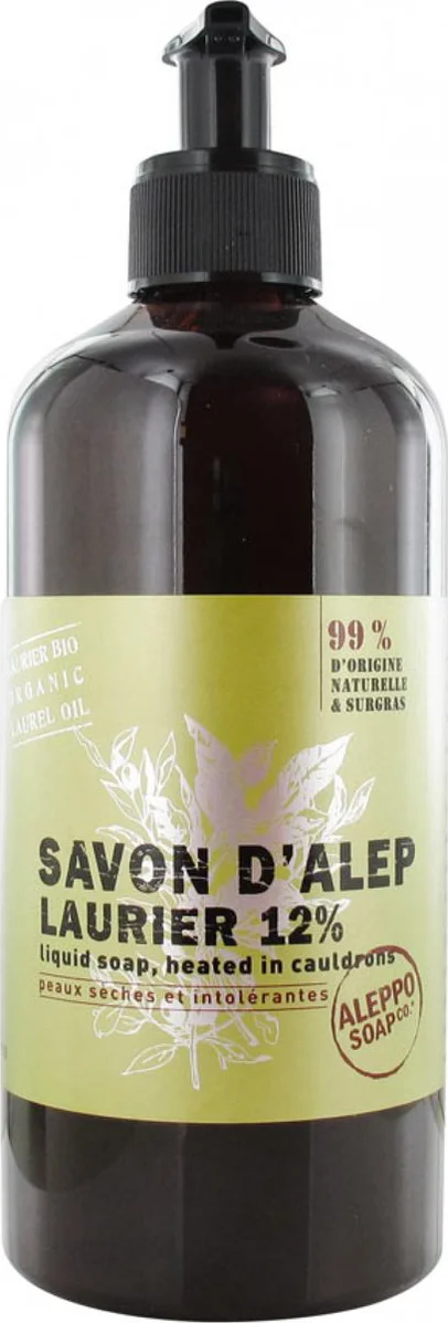 Aleppo Soap Co Aleppo Zeep 12% Laurier 500ML