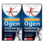 2x Lucovitaal Ogen Scherp Zien en Vochtbalans 30 capsules