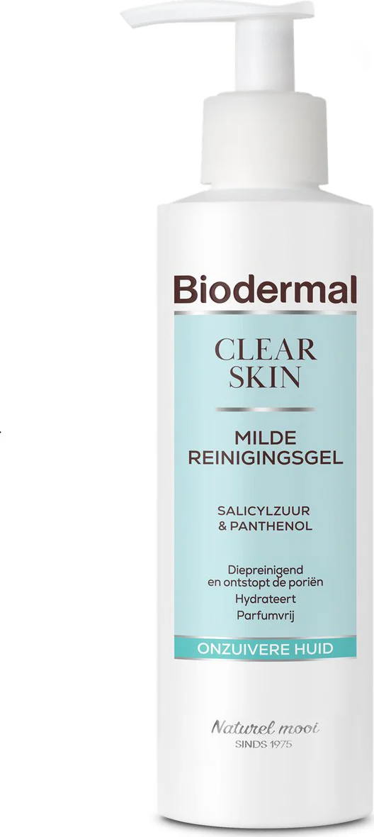 Biodermal Clear Skin Milde Reinigingsgel 200 ml