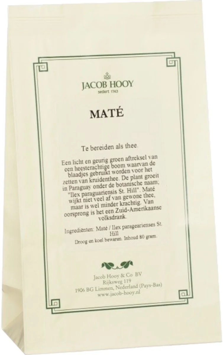 Jacob Hooy Maté Thee 80GR