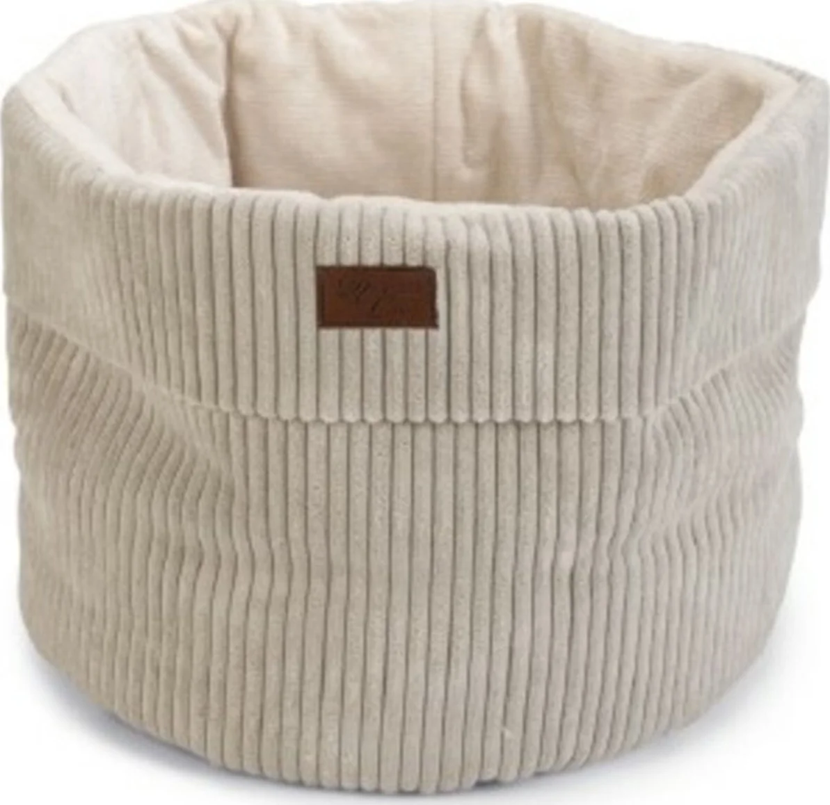 Designed by Lotte Kattenmand Ribbed Lichtgrijs 50 x 50 x 35 cm