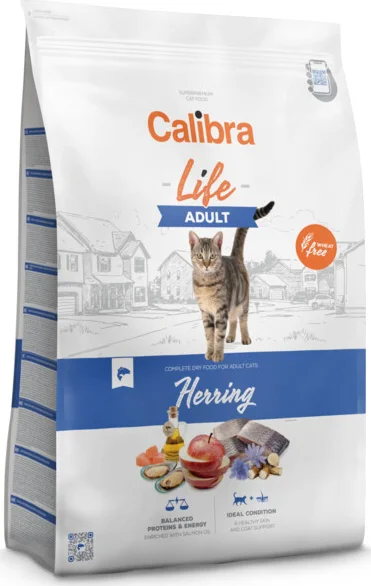 Calibra Life Adult Kattenvoer Haring 6 kg