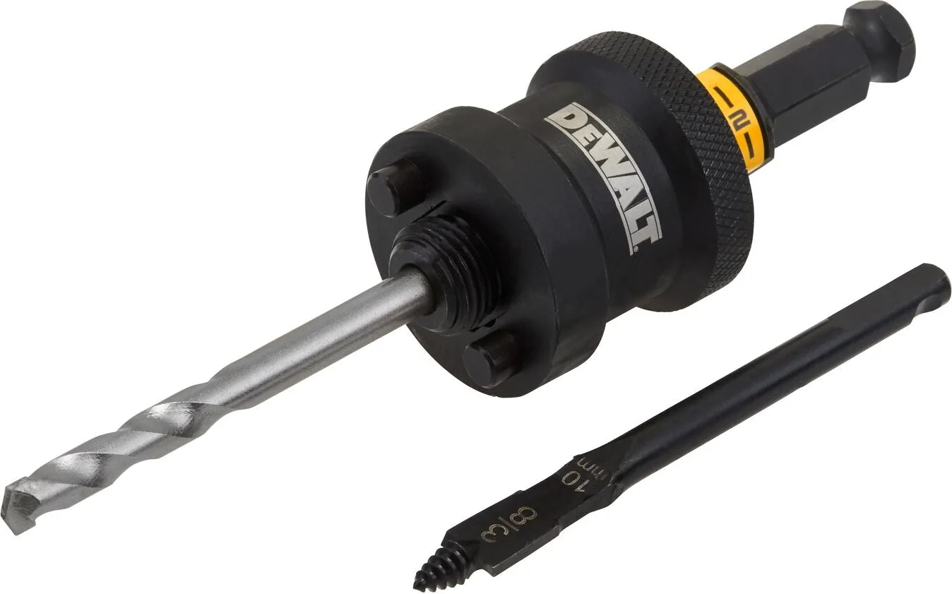 DeWALT DT20631 Quick Connect Adapter 1/2" voor 32-152mm Gatzagen met Platte Centreerboor voor Hout