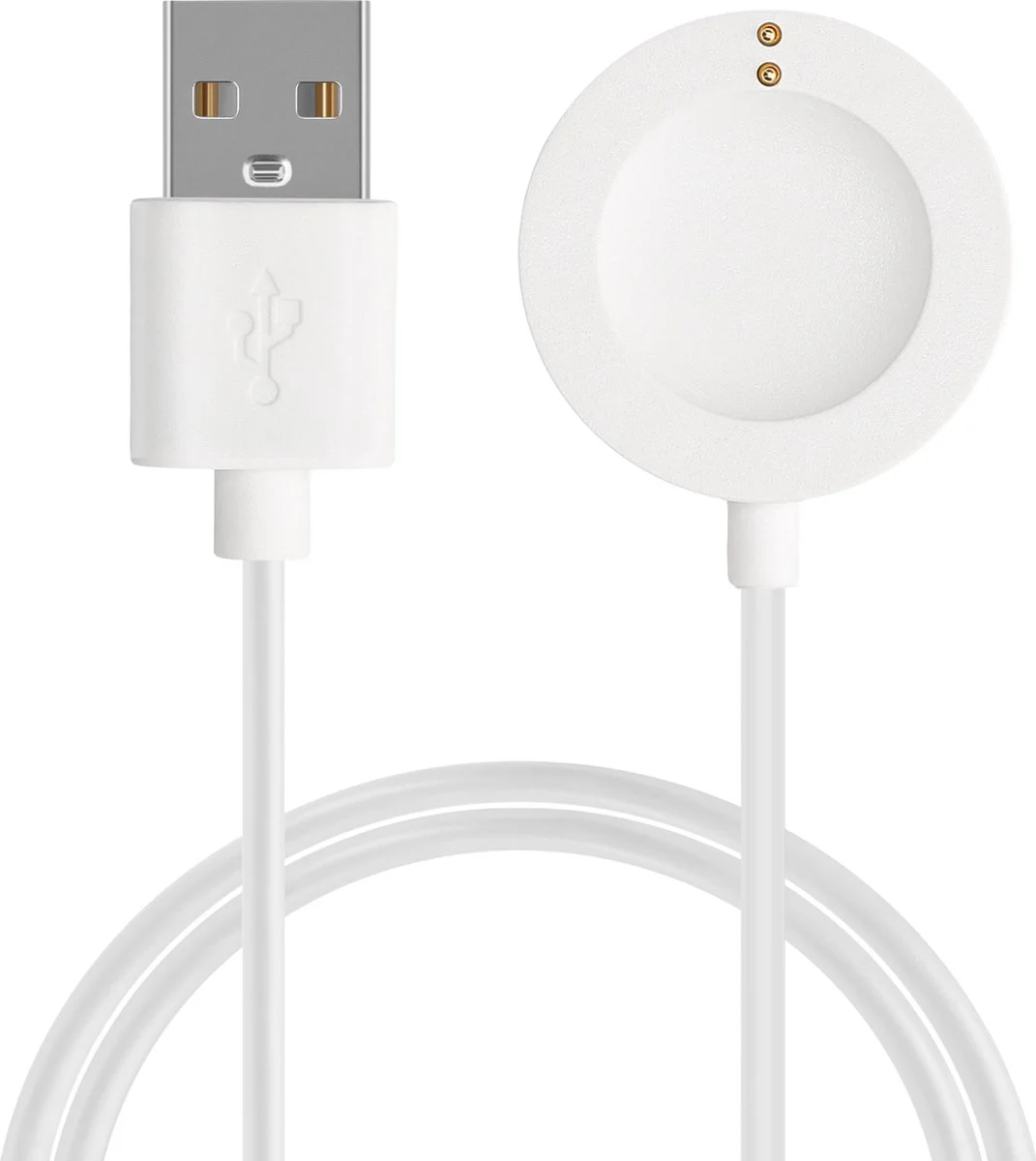 kwmobile USB-oplaadkabel geschikt voor Michael Kors GEN 6 / GEN 5e / GEN 5 / GEN 4 Watch / Falster 2 kabel - Laadkabel voor smartwatch - in wit