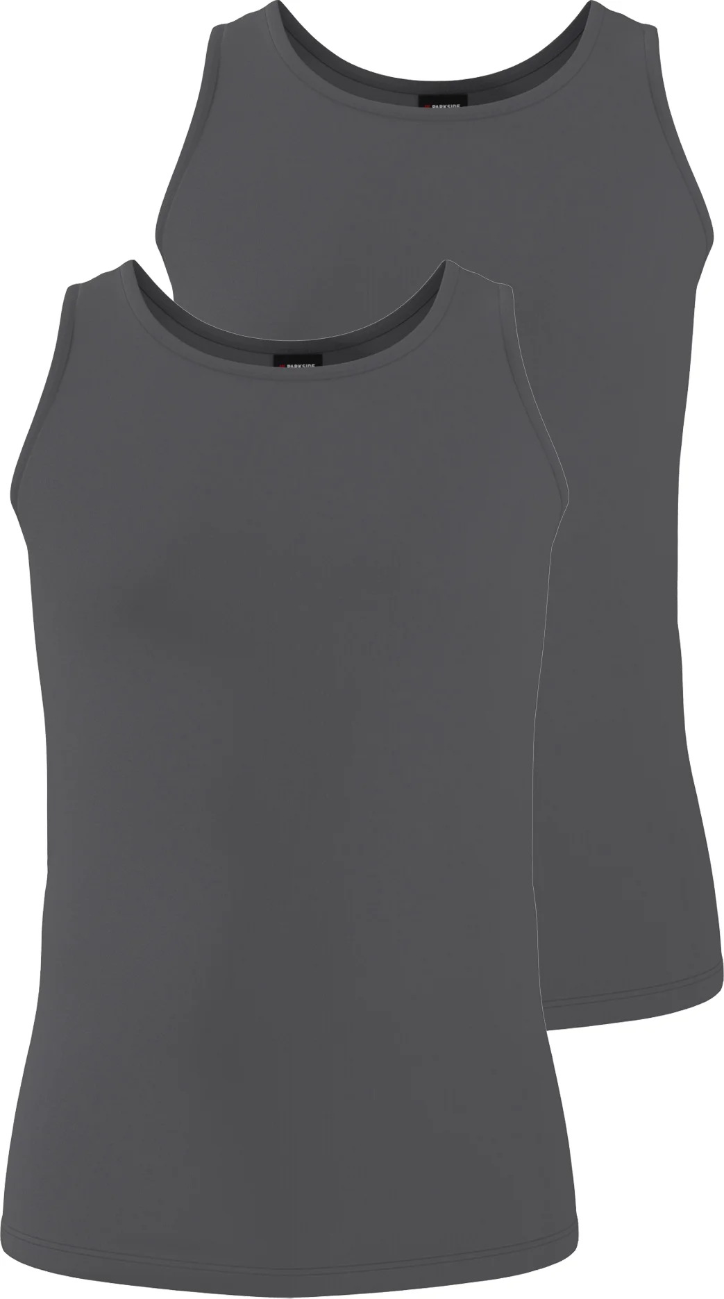 PARKSIDE Set van 2 heren hemden (Grijs, XL)
