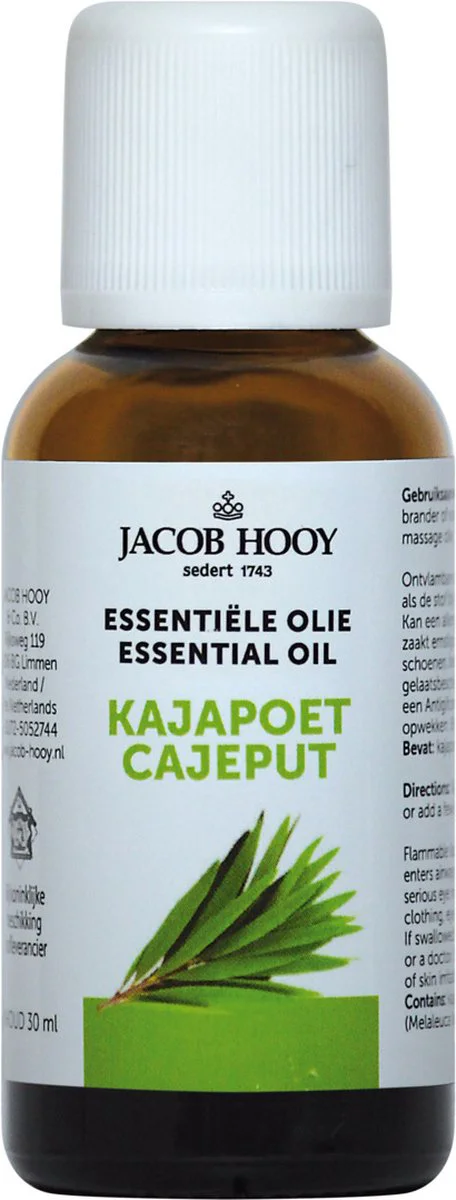Jacob Hooy Essentiële Olie Kajapoet 30ml