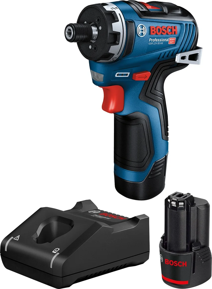 Bosch Professional PRO GSR 12V-35 HX Accu schroevendraaier 2x 3.0 Ah - 06019J9101