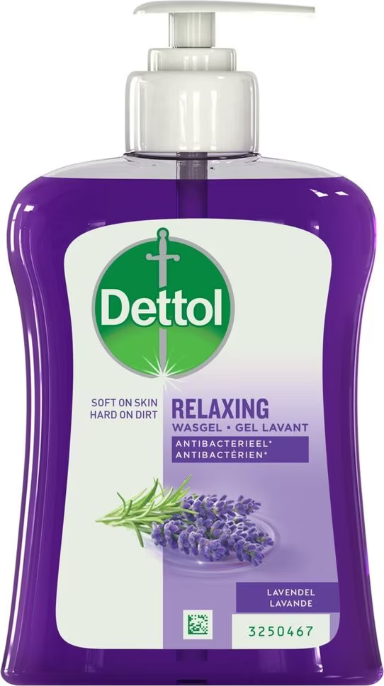 Dettol Relaxing Wasgel Antibacterieel Lavendel 250ML
