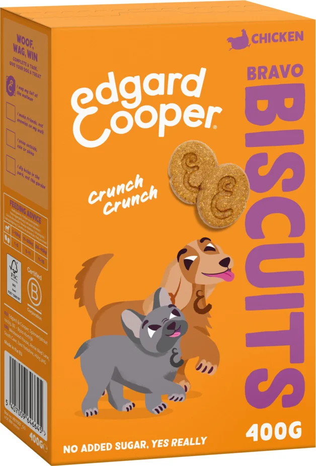 Edgard & Cooper Adult Biscuit Kip 400 gr