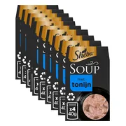 10x Sheba Soup Kattenvoer Natvoer Tonijn 4 x 40 gr