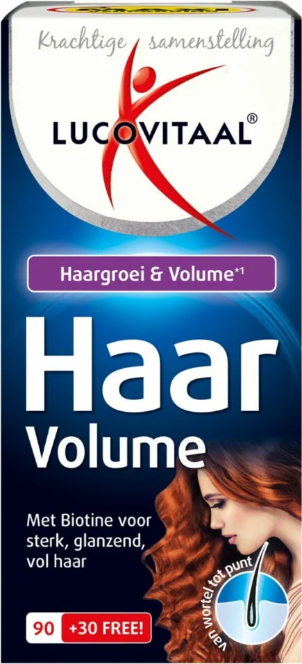 2x Lucovitaal Haar Groei & Volume 120 capsules