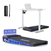 Stane - Loopband Inklapbaar en Electrisch - Opvouwbare Loopband met 6% Hellingfunctie - Wandelband - Walking pad voor Fitness of tijdens Thuis Werk - Stane