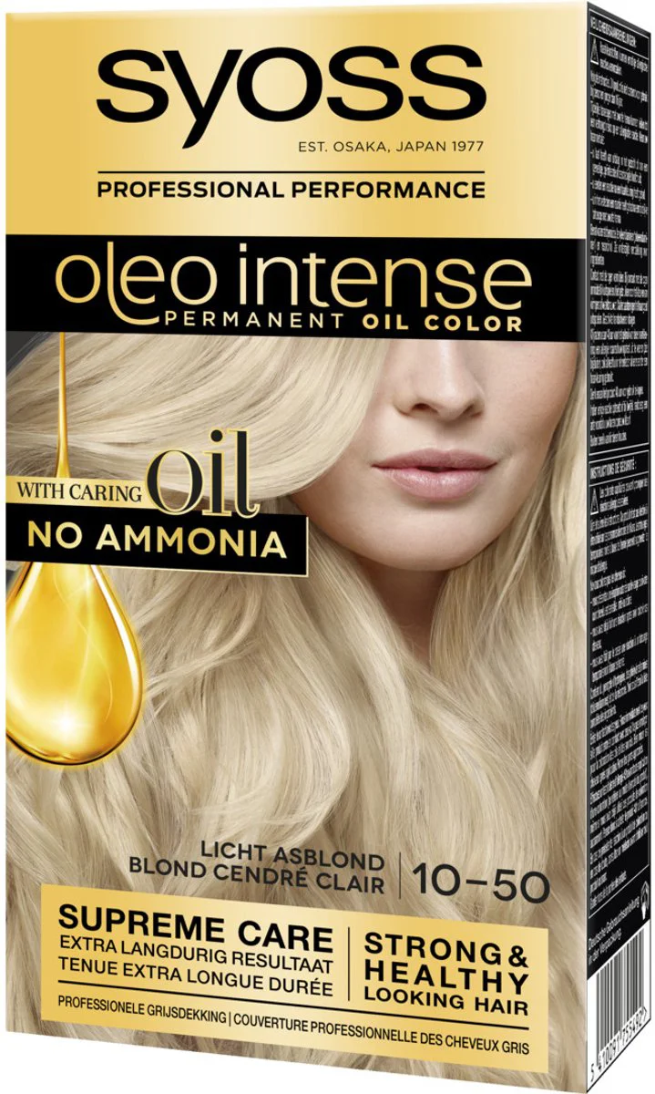 Syoss Oleo Intense Haarverf 10-50 Licht Asblond