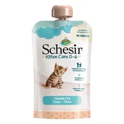 Schesir Kattenvoer Kitten 0-7 Tonijn in Cream 150 gr