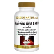 Golden Naturals Rode Gist Rijst & Q10 Vegan 360 tabletten
