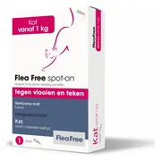 Flea Free Spot-On Anti Vlooiendruppels Kat vanaf 1 kg