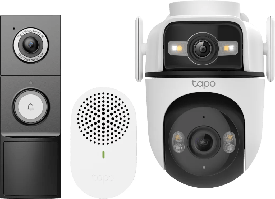 TP-Link Tapo C545D + D235 Smart Battery & Wired Doorbell