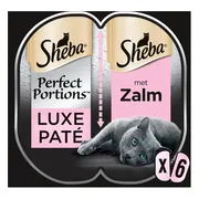 Sheba Perfect Portions Kattenvoer Natvoer Luxe Zalm Paté 112,5 gr
