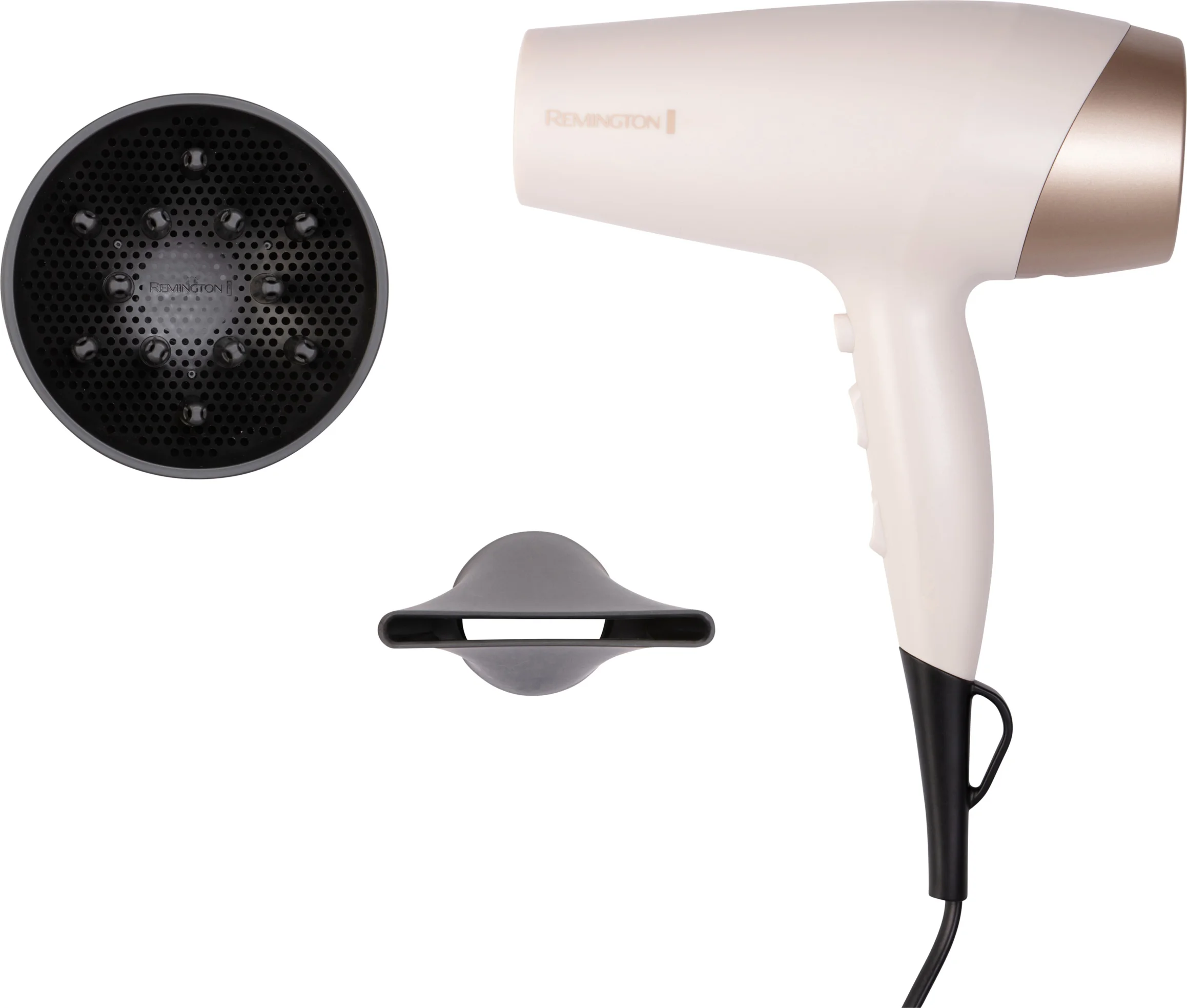 REMINGTON Föhn Shea Soft D4743, met diffuser & shea-olie