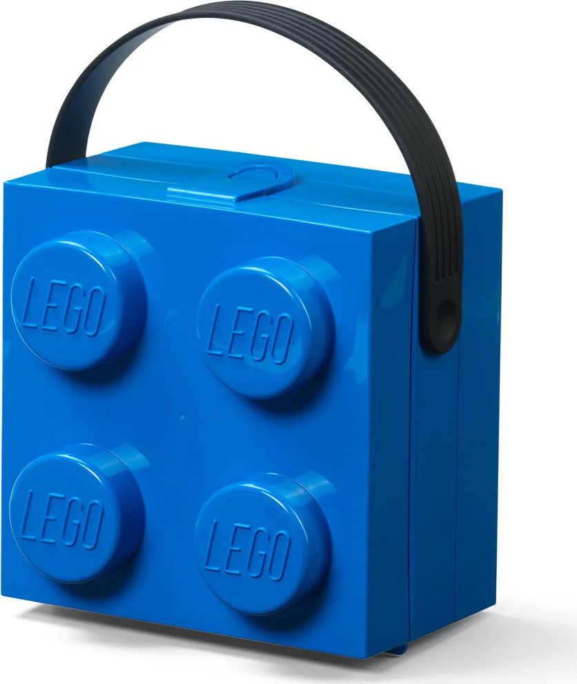 LEGO Doos met handvat - blauw