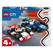 LEGO City F1 Williams Racing en Haas F1 racewagens 60464