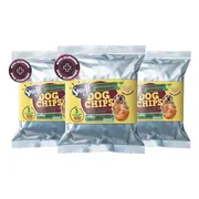 3x Smoofl Hondensnack Dog Chips Struisvogel 50 gr