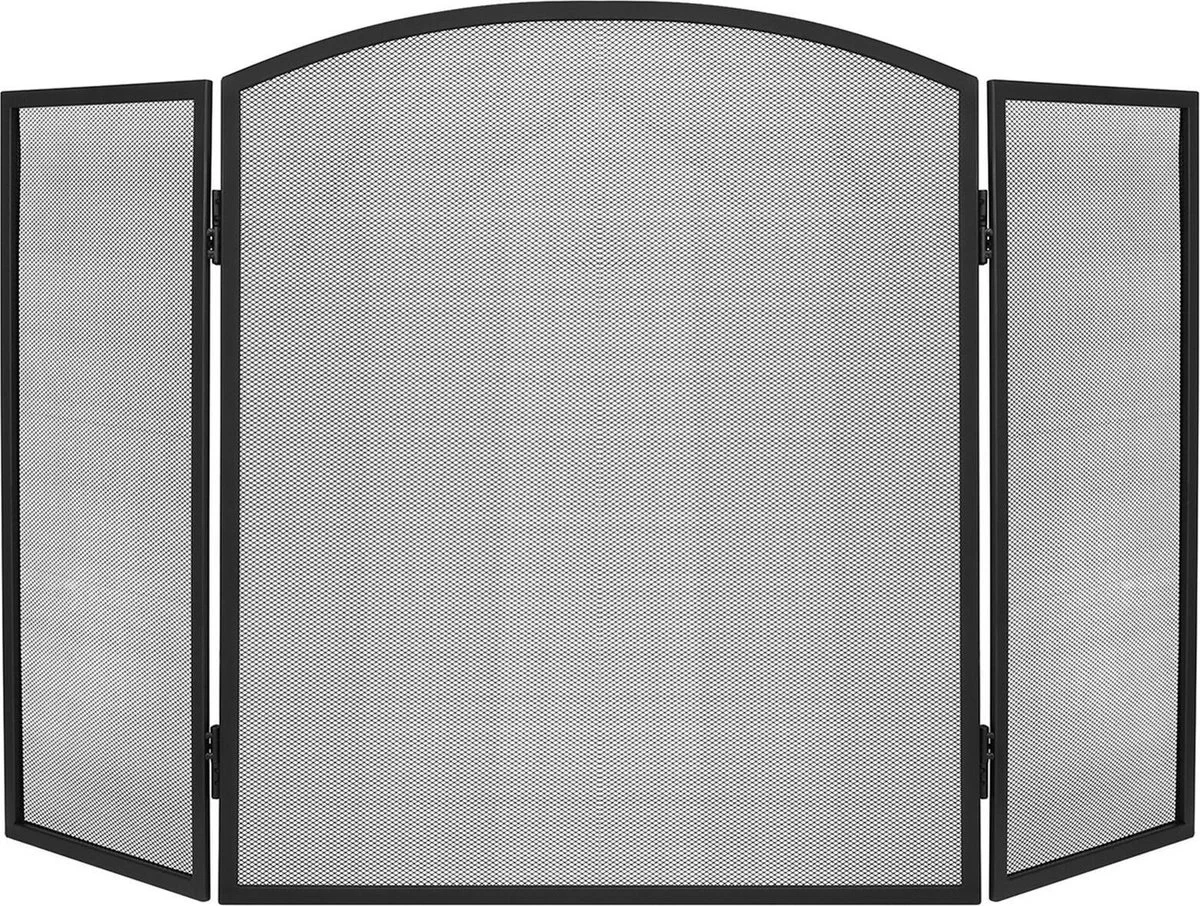 Kaminer Openhaard Scherm - Haardscherm - Vonkenscherm 118x76 cm: Uitgebreide Bescherming en Elegantie