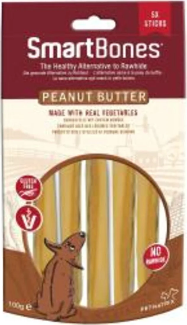 16x Smartbones Peanut Butter Sticks 5 stuks