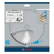 Bosch Professional Cirkelzaagblad PRO Multi Material | Ø 184 x 2,4 x 30mm 42T - 2608640506