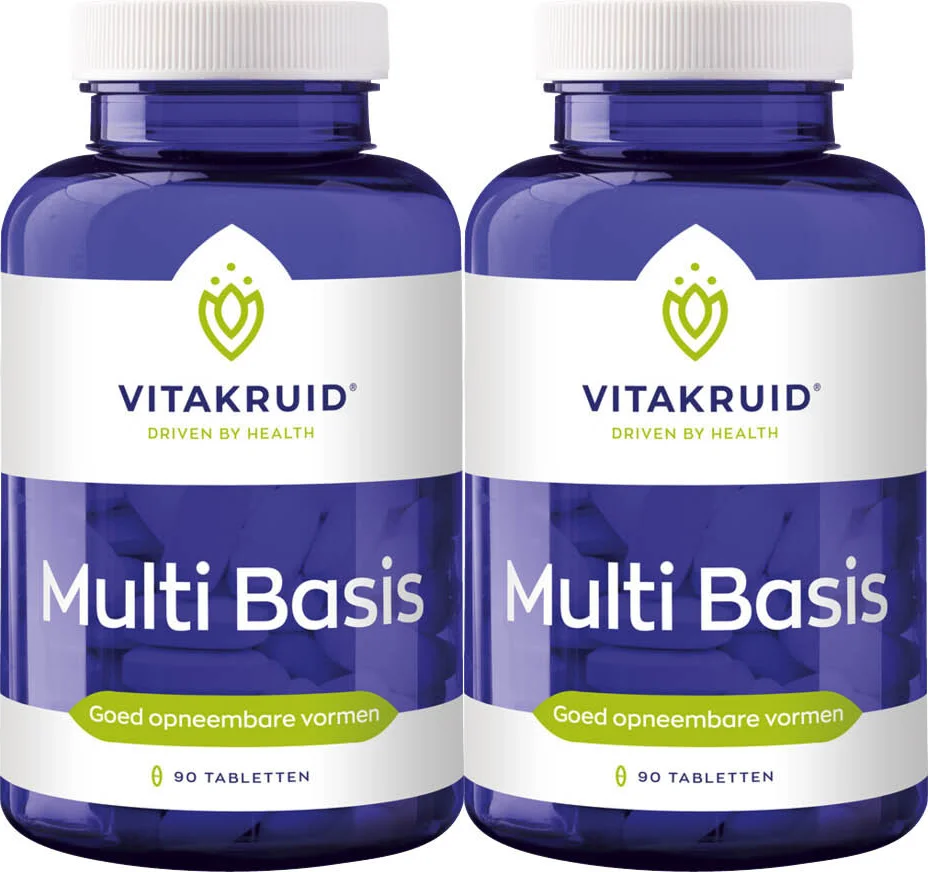 2x Vitakruid Multi Basis 90 tabletten
