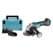 Makita DGA504RTJ Accu Haakse Slijper 125mm 18V 5.0Ah in Mbox