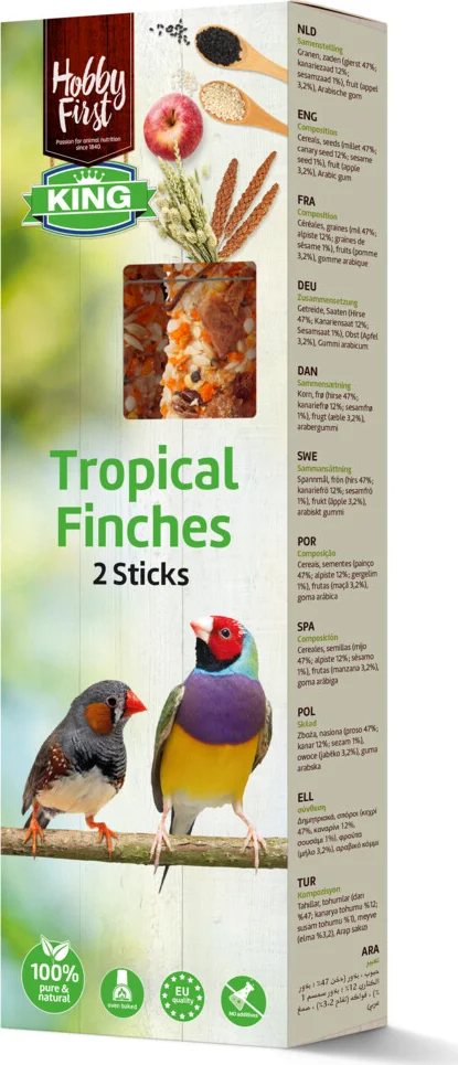 HobbyFirst King Sticks Exotische Vinken Seed 60 gr